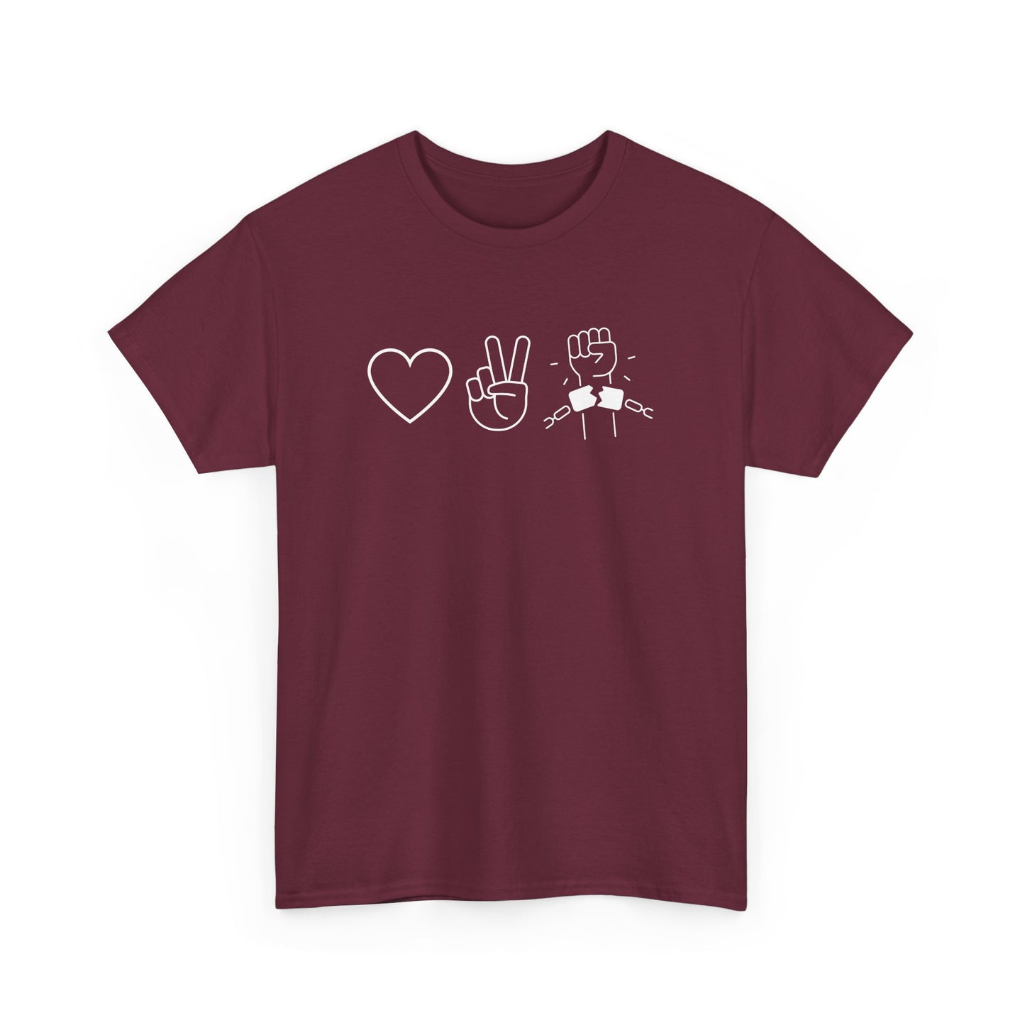 Love, Peace & Free Speech Cotton Tee