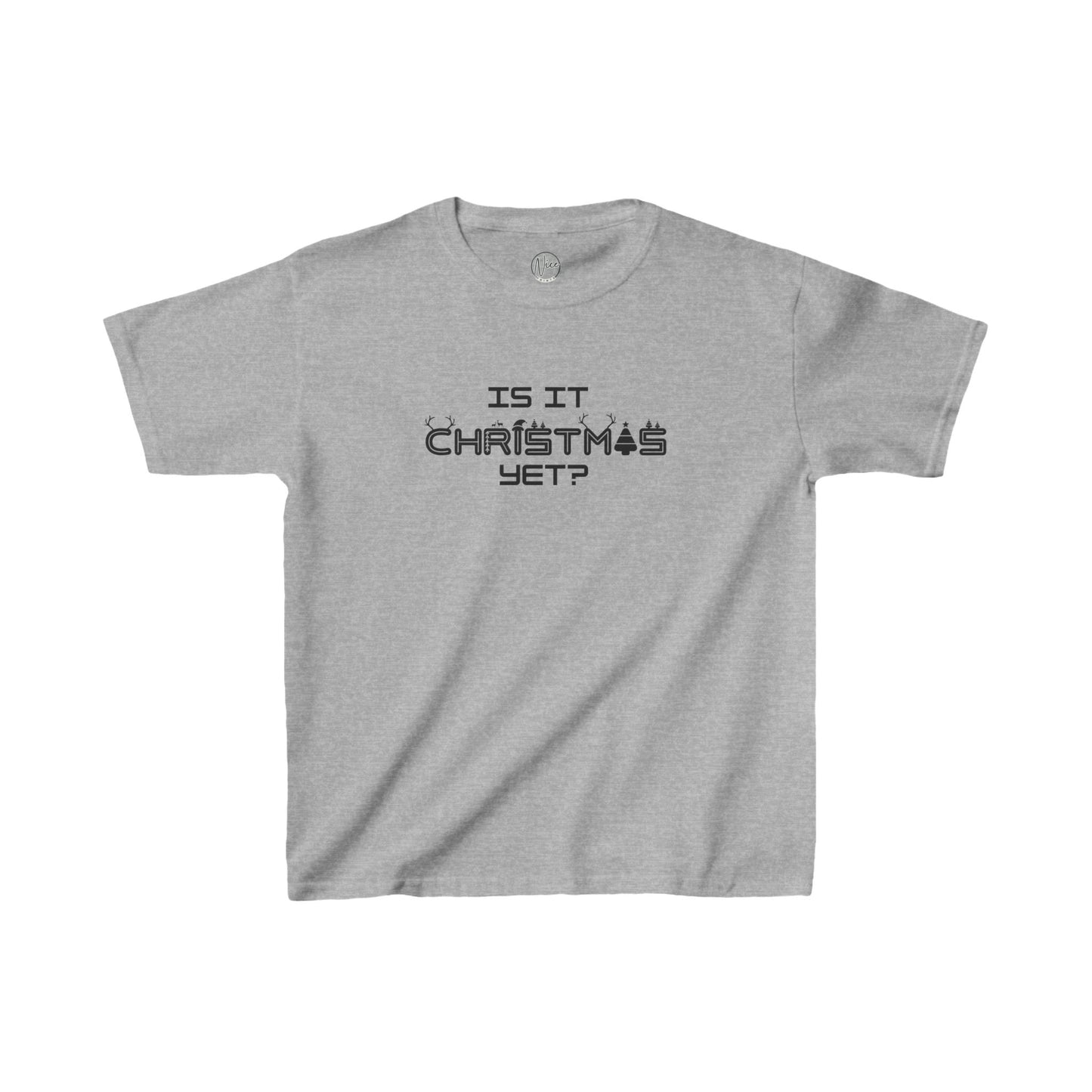 Is It Christmas Yet Kids Cotton Tee