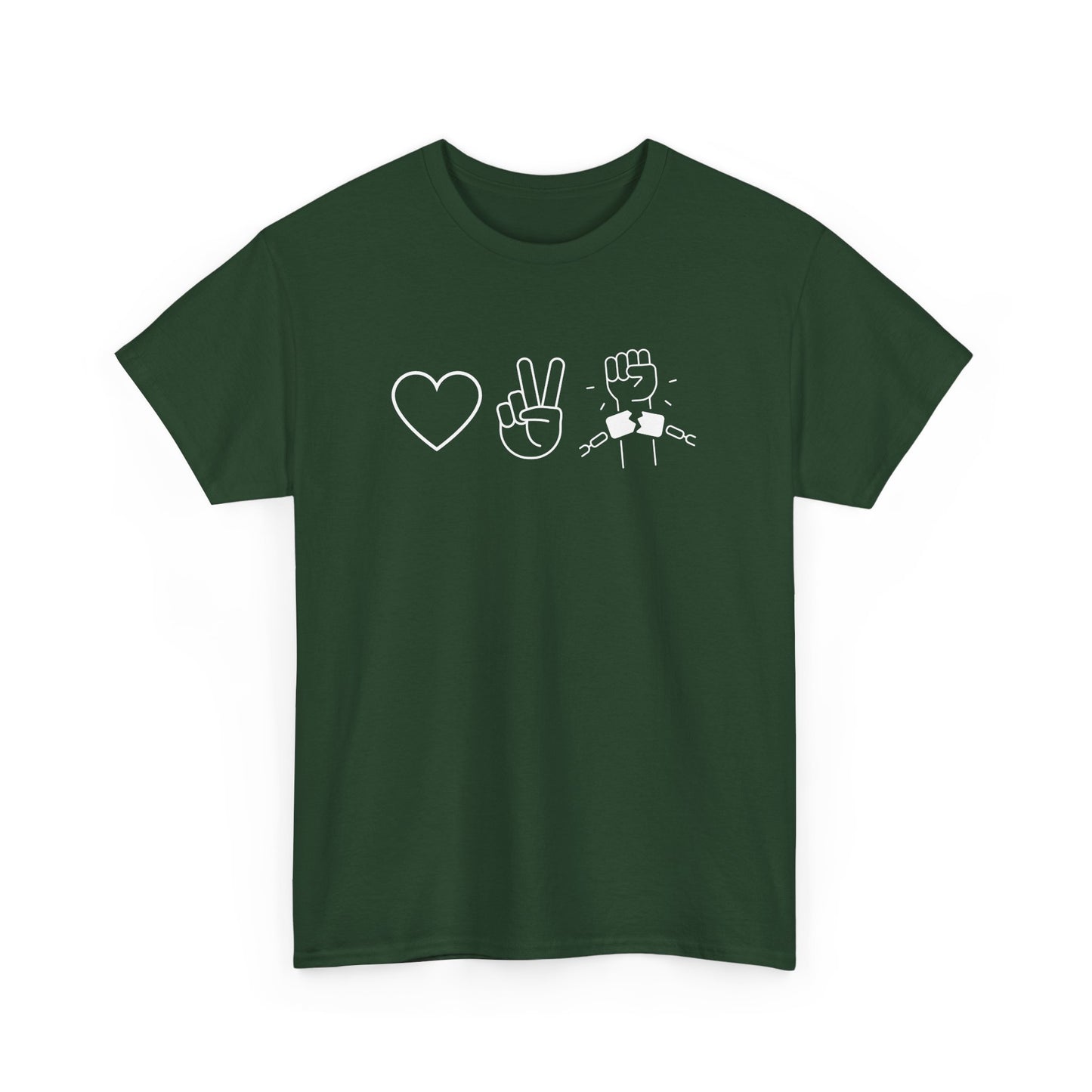Love, Peace & Free Speech Cotton Tee