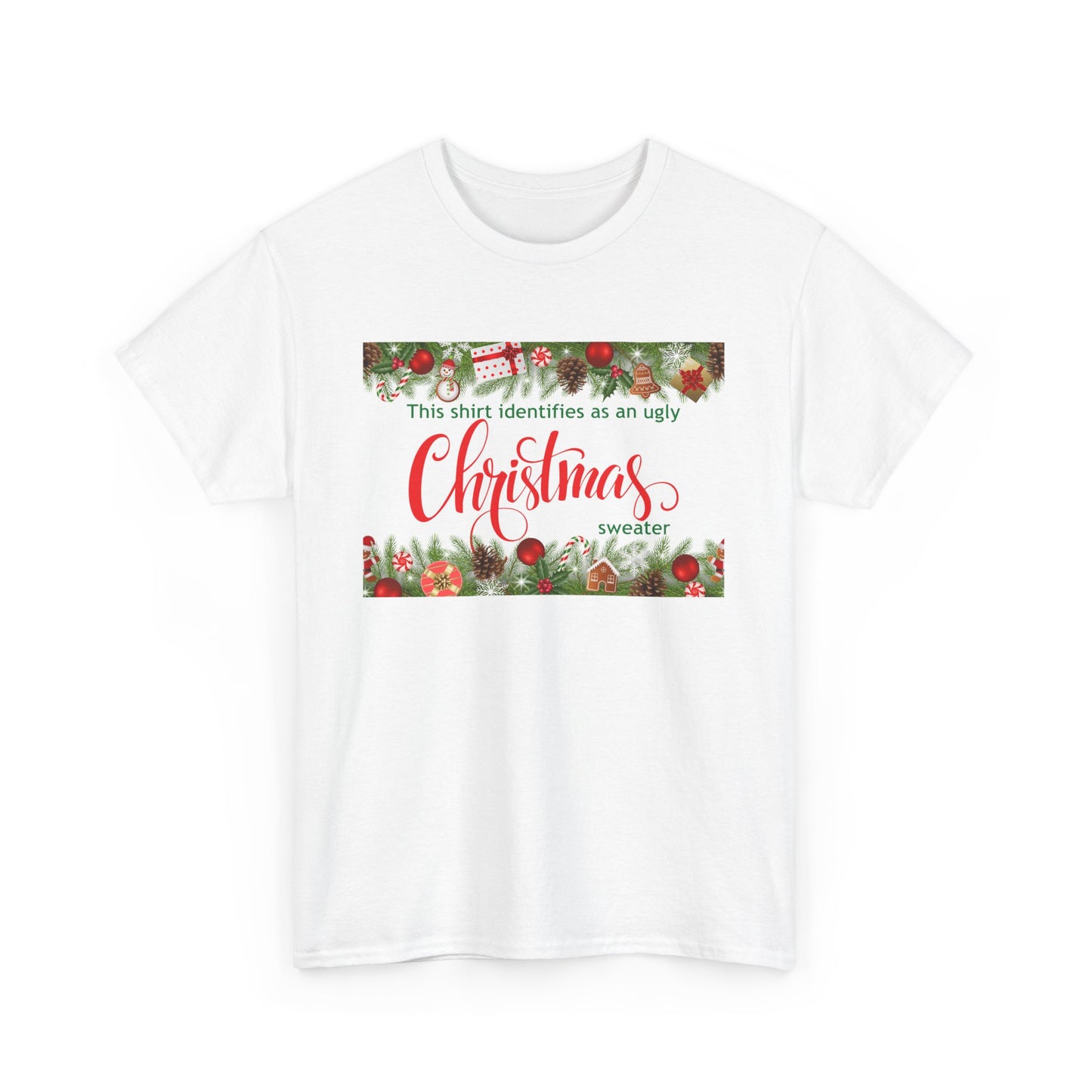 Christmas Sweater Cotton Tee