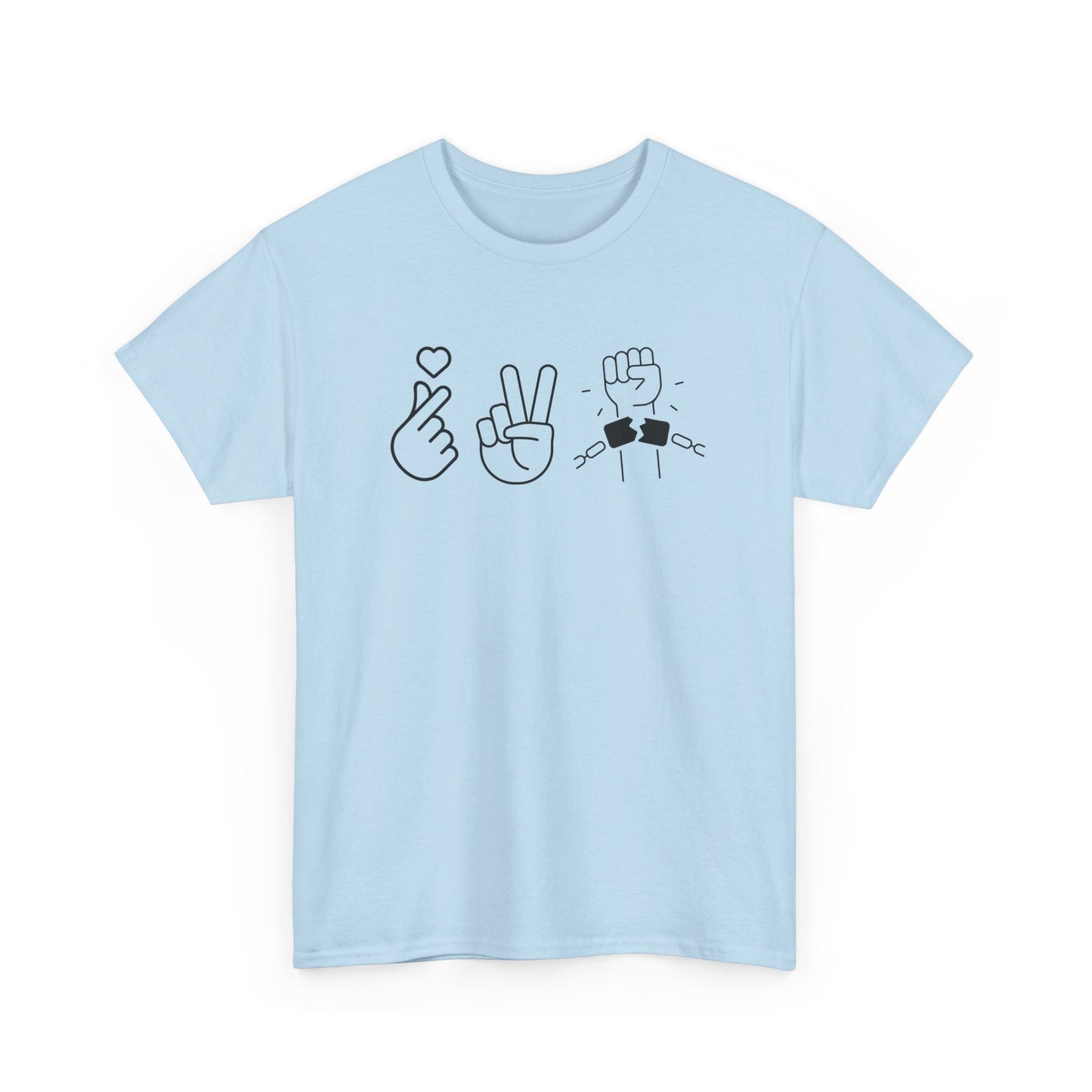 Love, Peace & Free Speech Cotton Tee