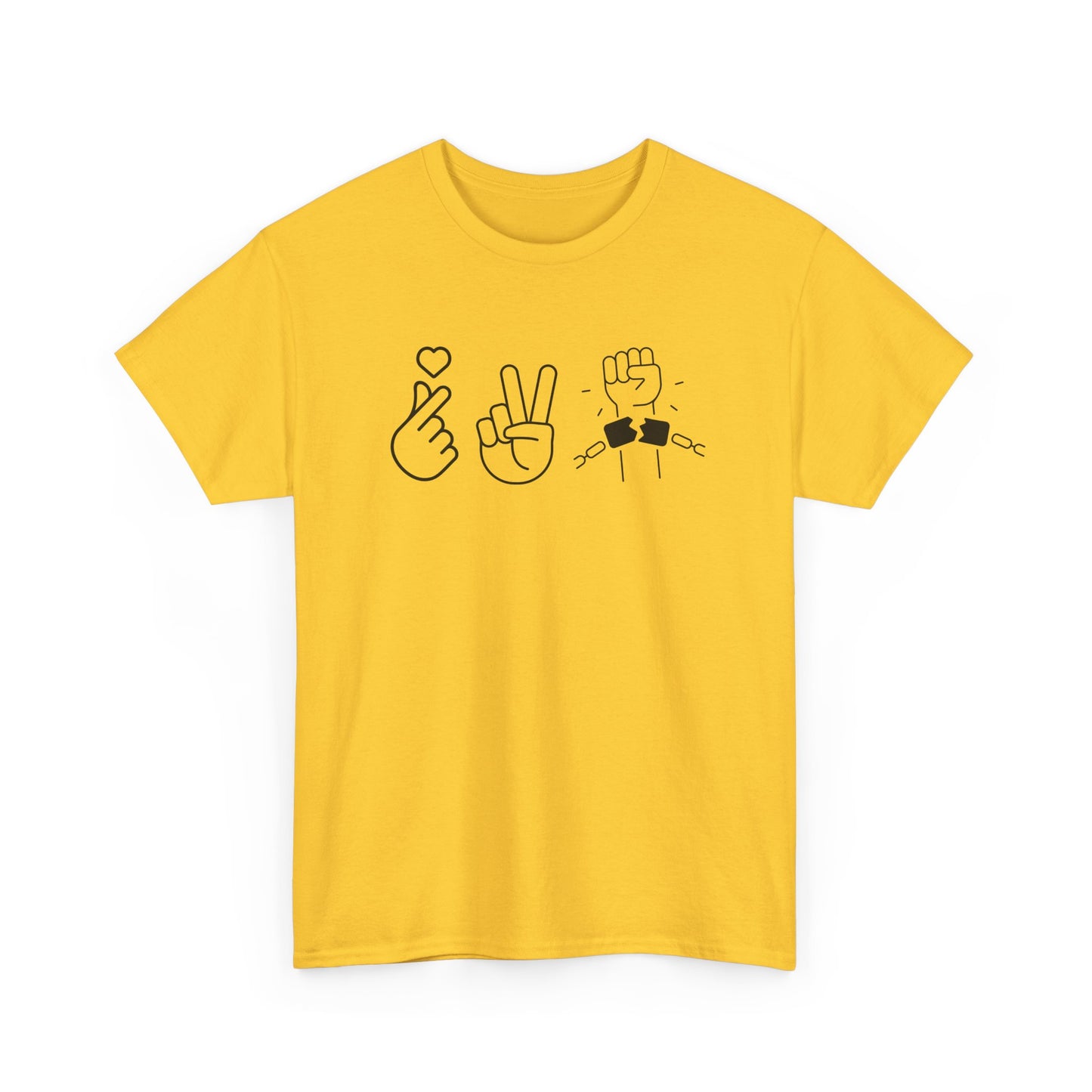 Love, Peace & Free Speech Cotton Tee