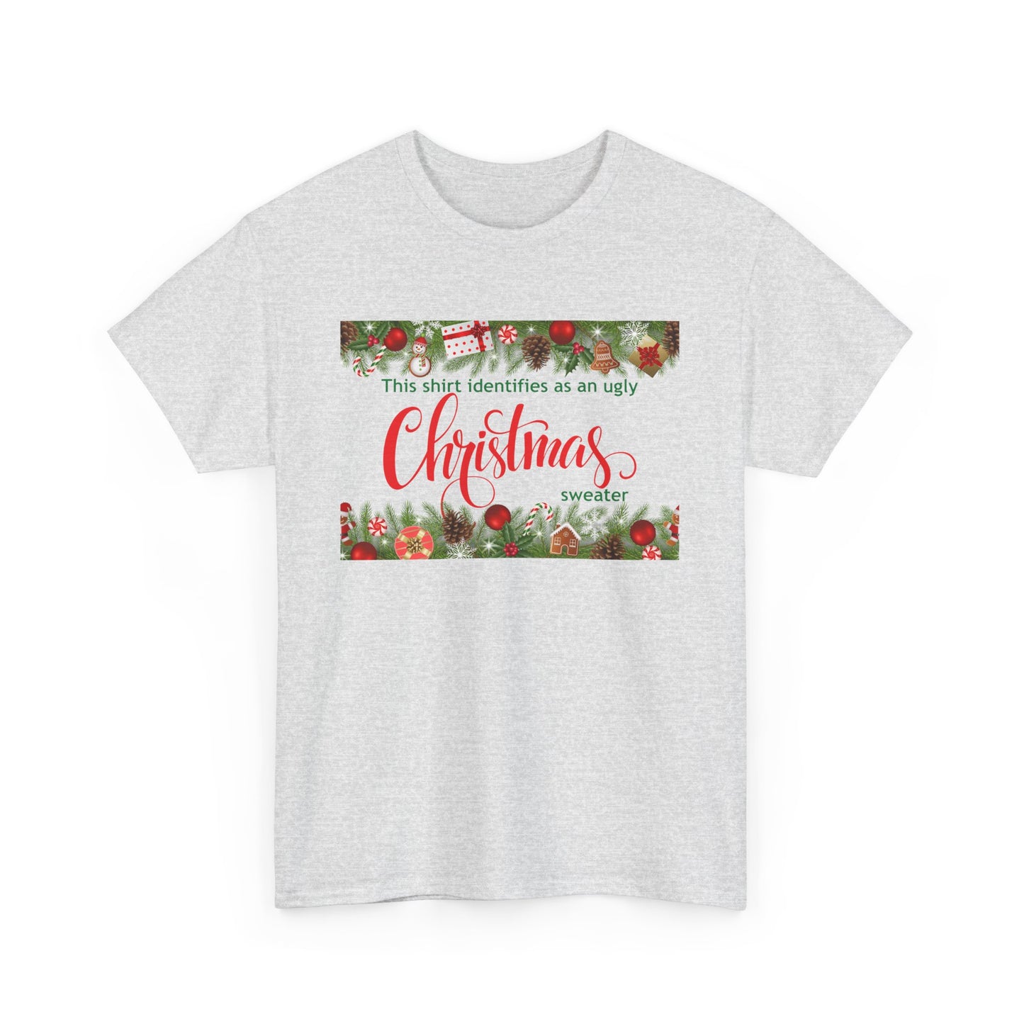 Christmas Sweater Cotton Tee