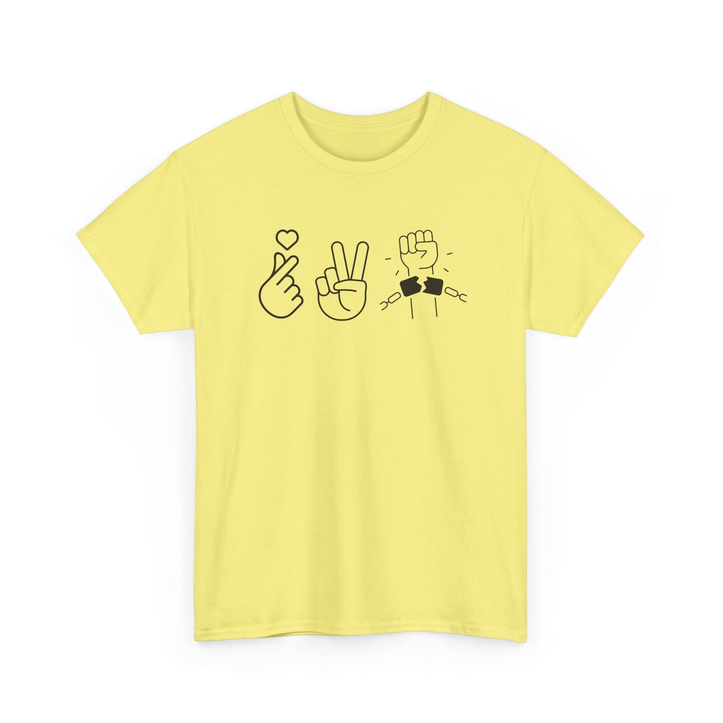 Love, Peace & Free Speech Cotton Tee