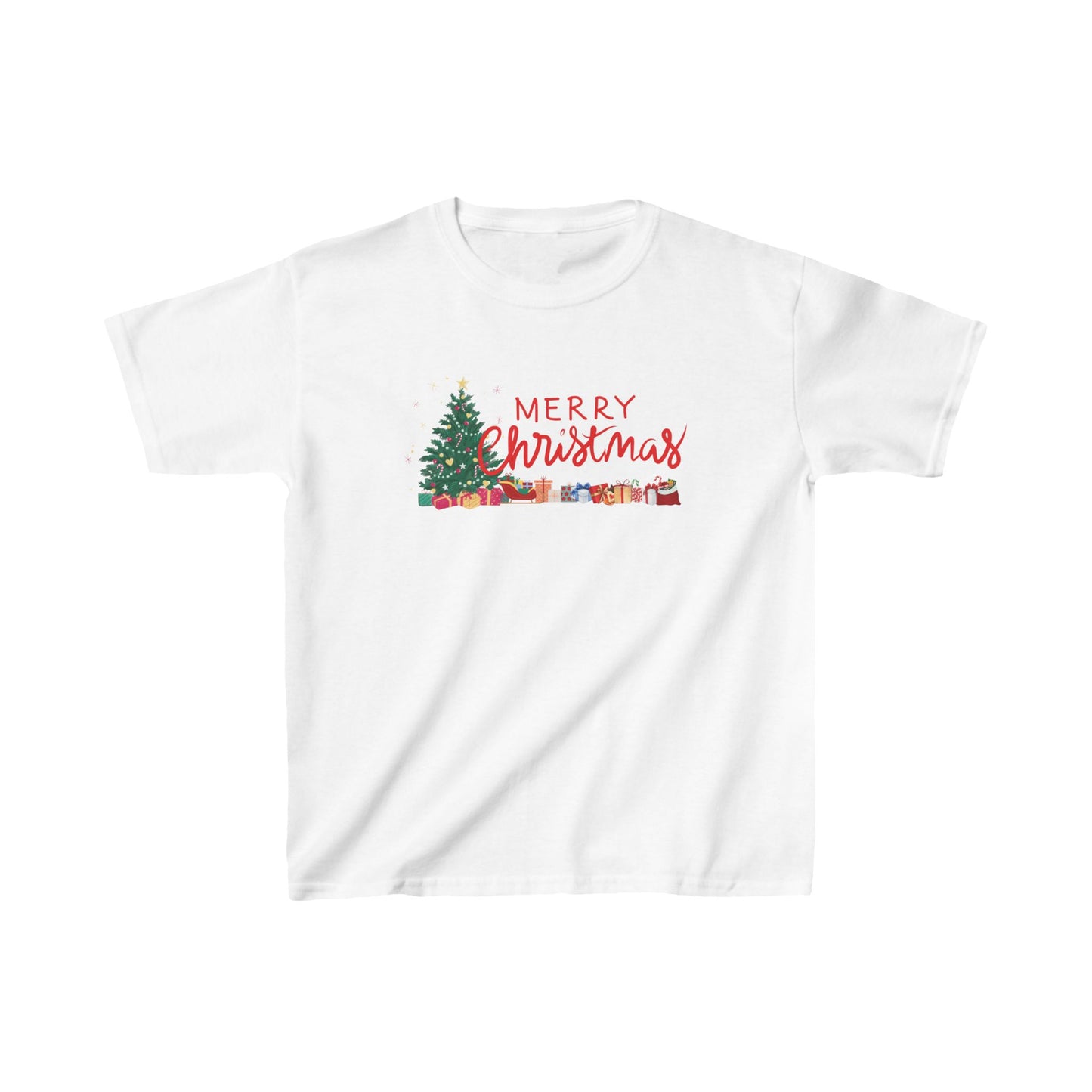 Merry Christmas Kids Cotton Tee