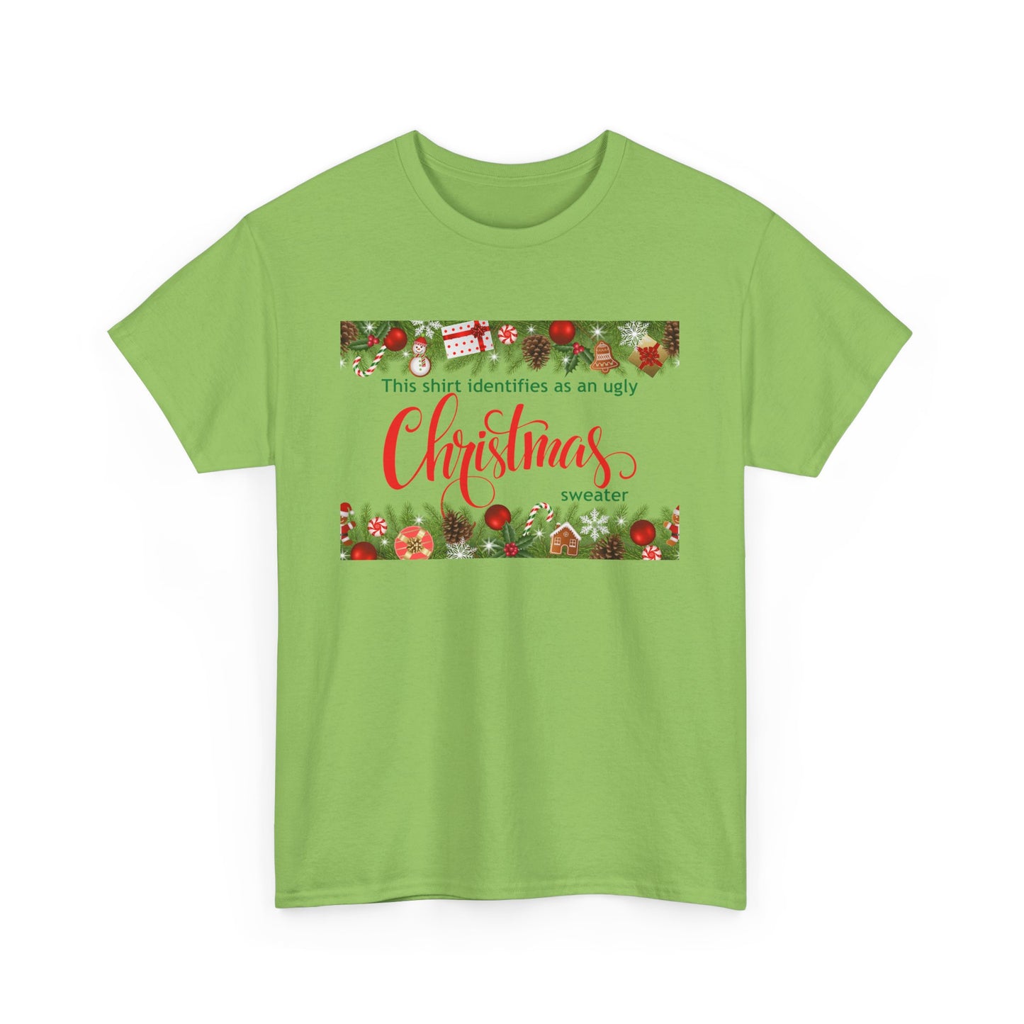 Christmas Sweater Cotton Tee