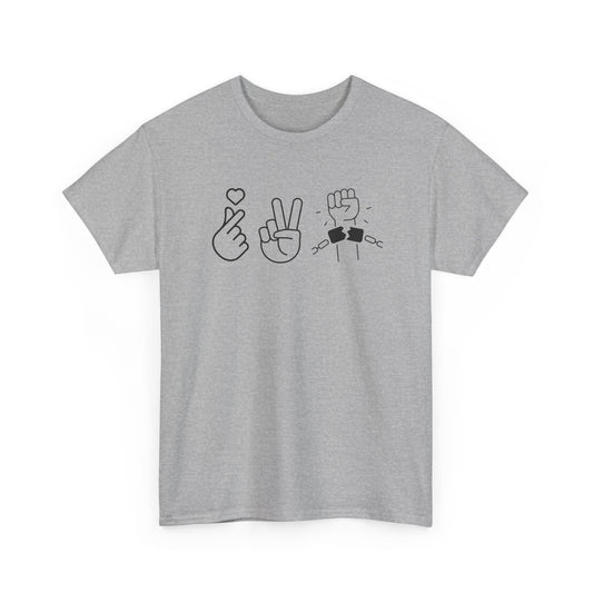 Love, Peace & Free Speech Cotton Tee