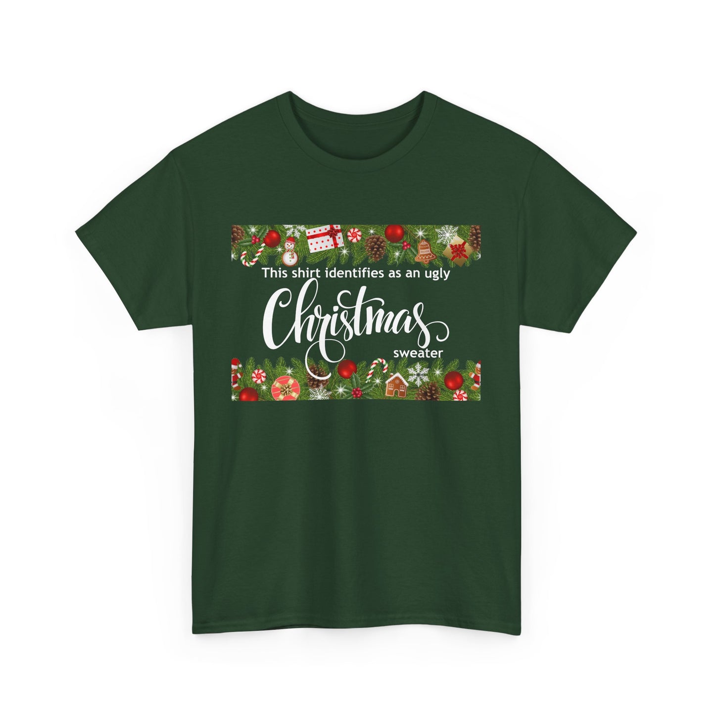 Christmas Sweater Cotton Tee ID1