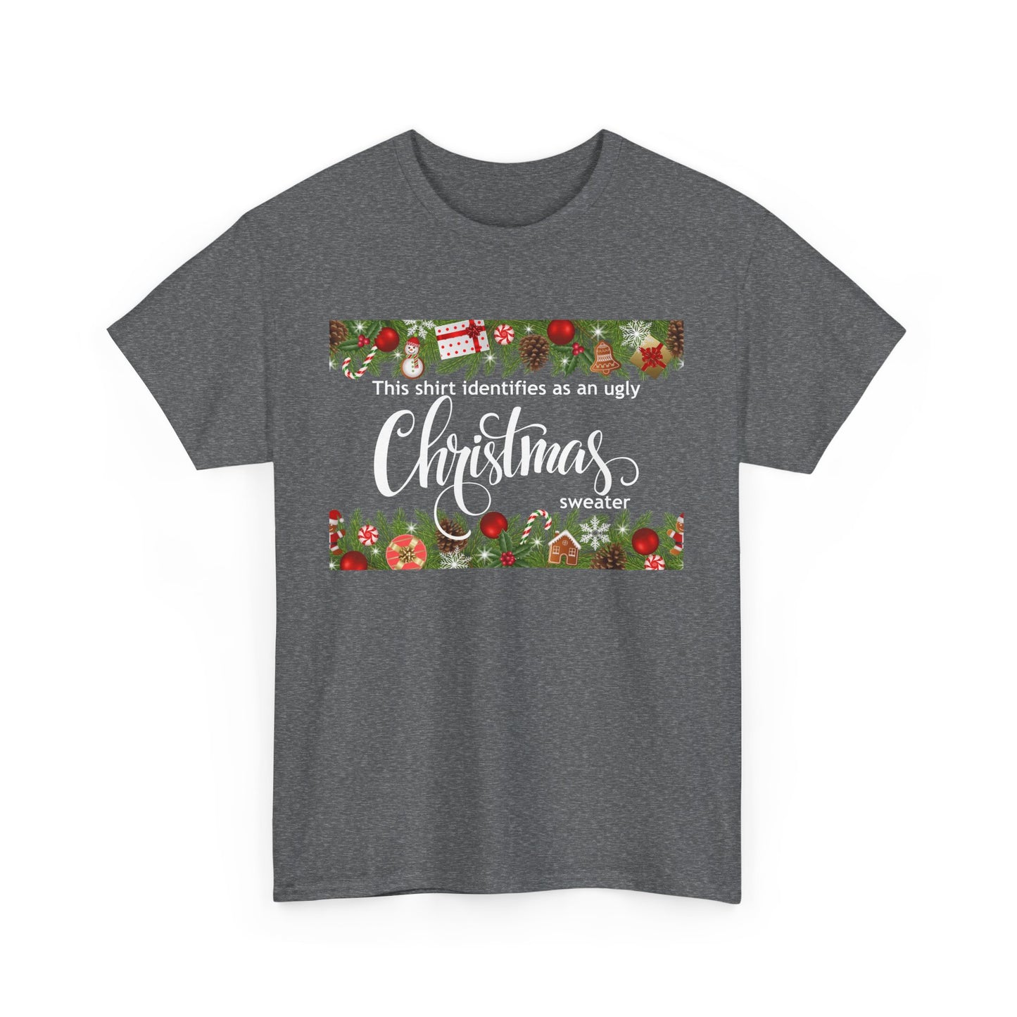 Christmas Sweater Cotton Tee ID1