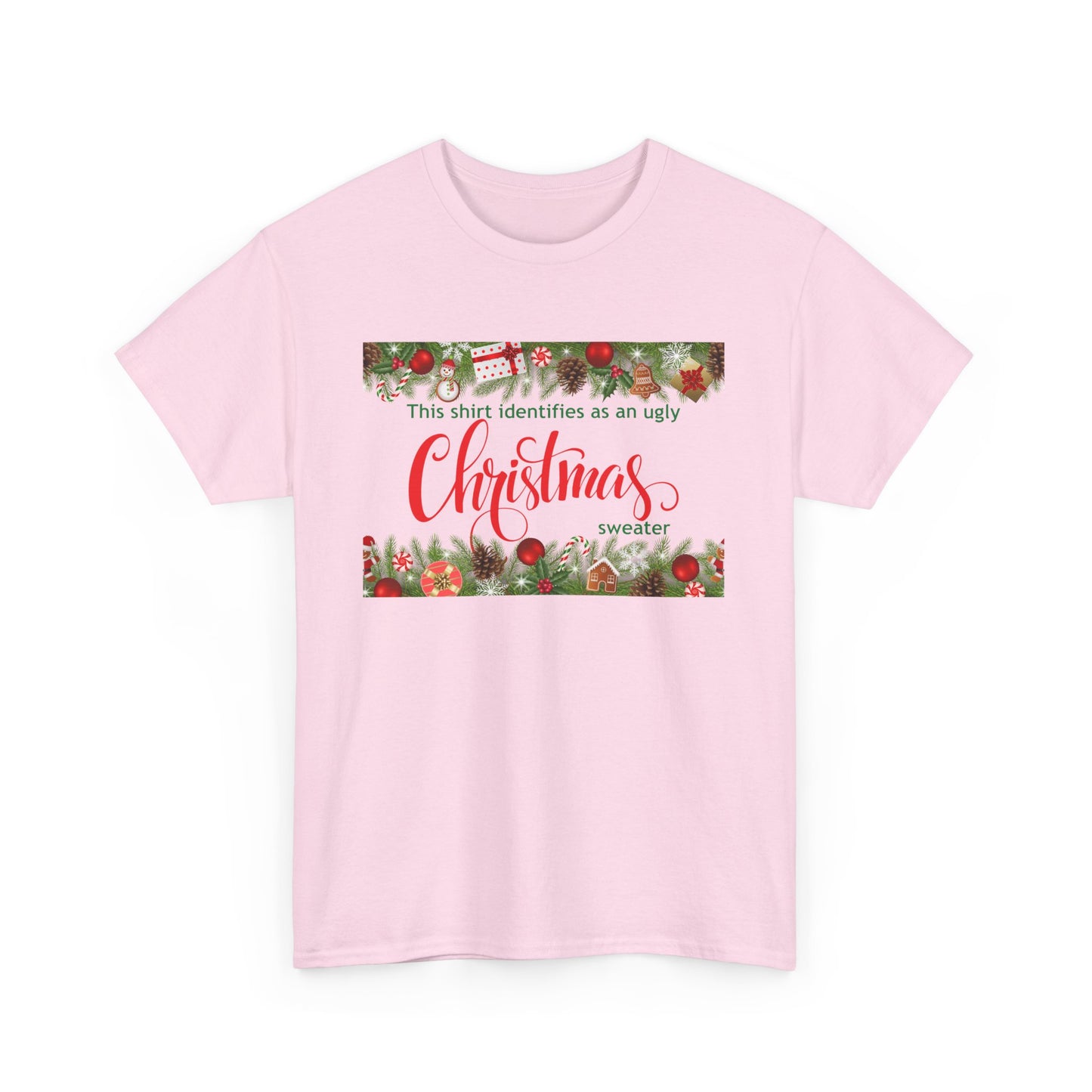 Christmas Sweater Cotton Tee