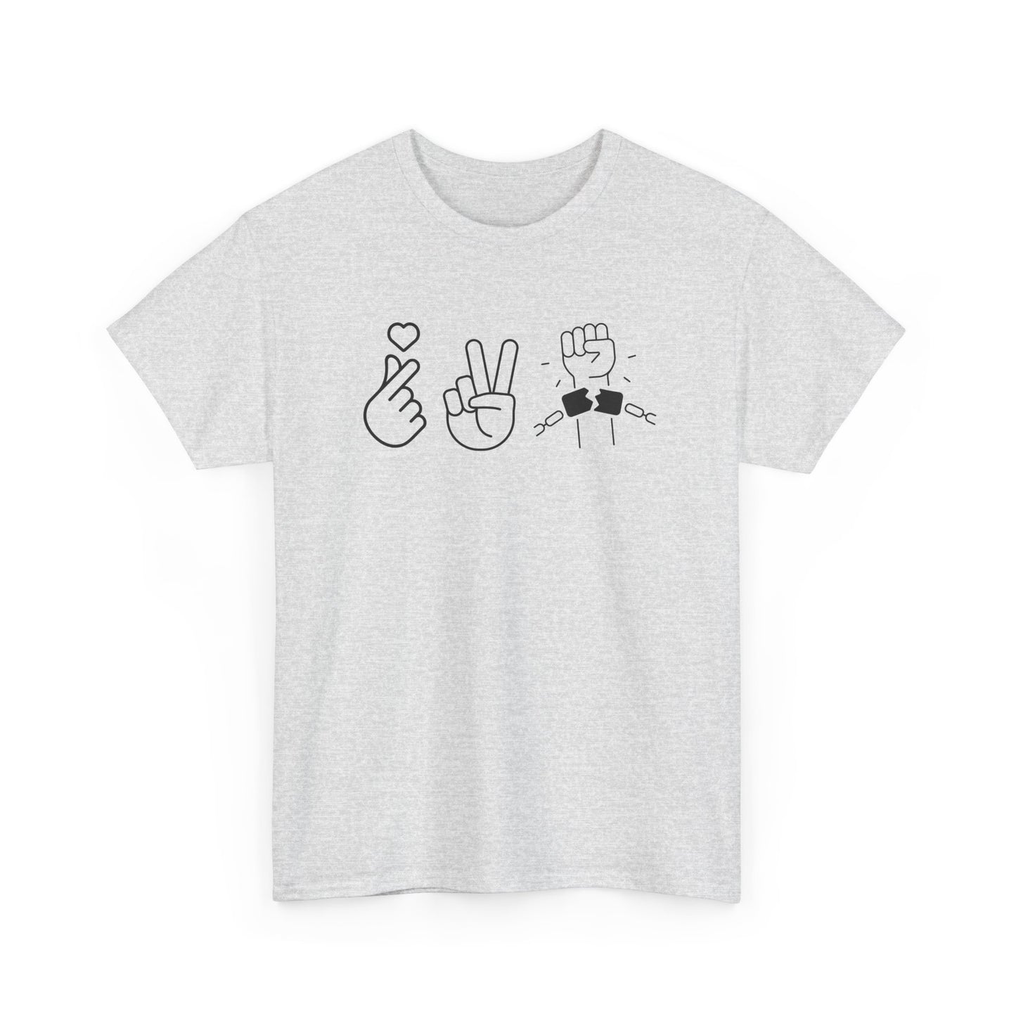 Love, Peace & Free Speech Cotton Tee