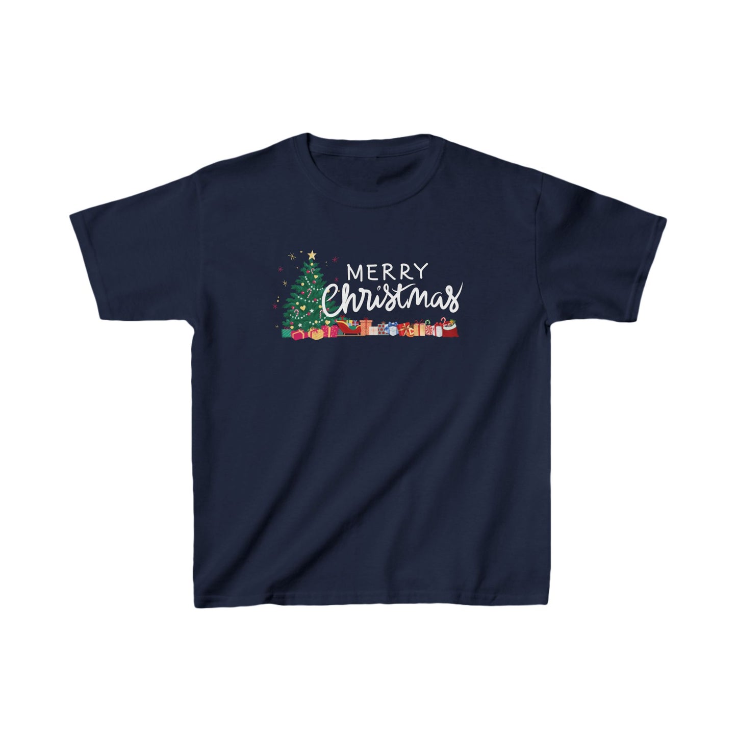 Merry Christmas Kids Cotton Tee