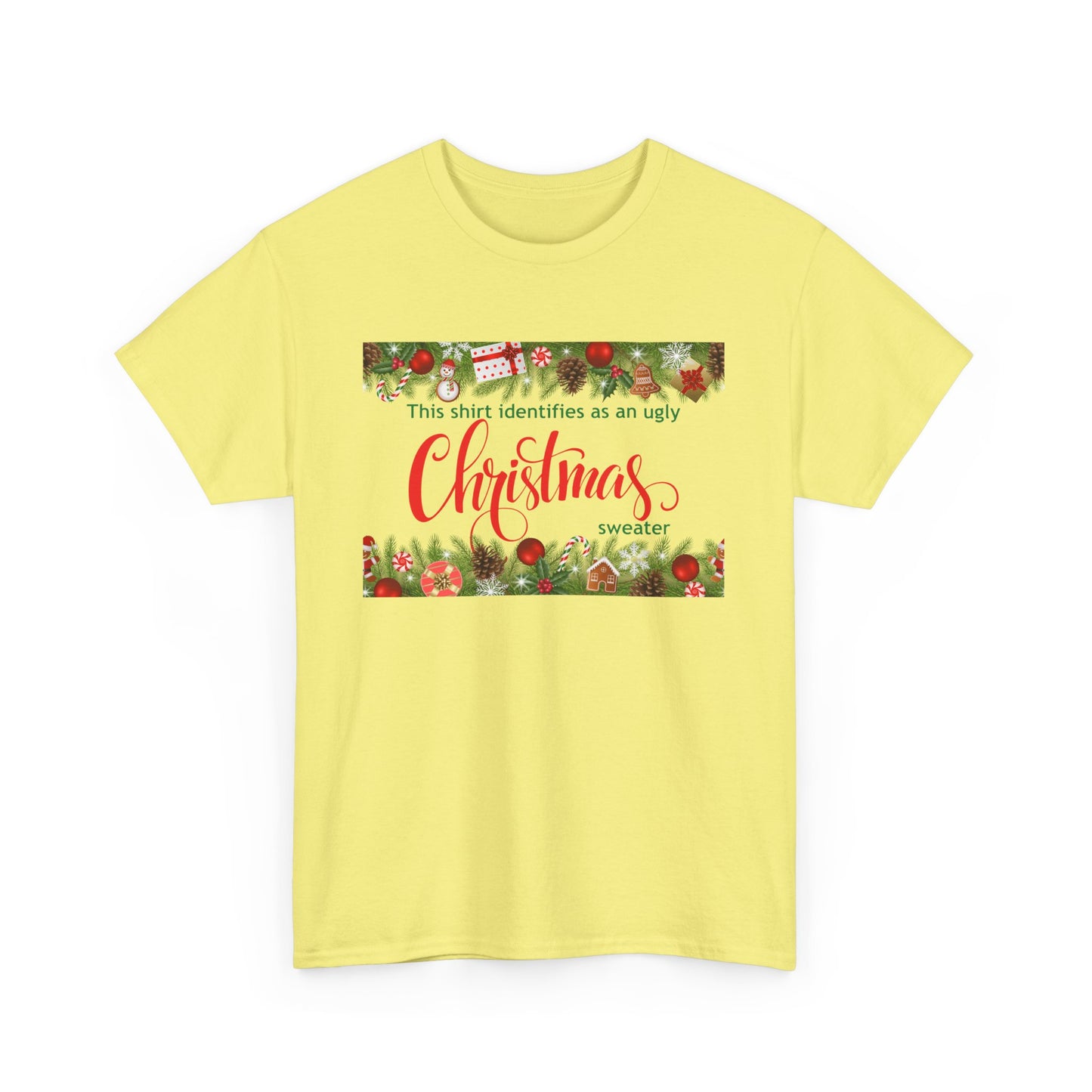 Christmas Sweater Cotton Tee