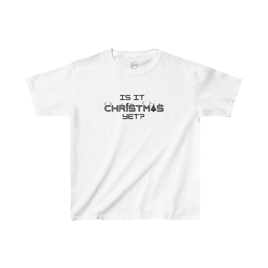 Is It Christmas Yet Kids Cotton Tee