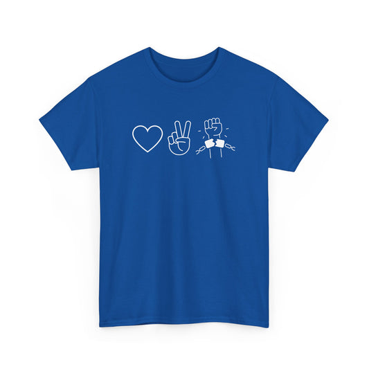 Love, Peace & Free Speech Cotton Tee