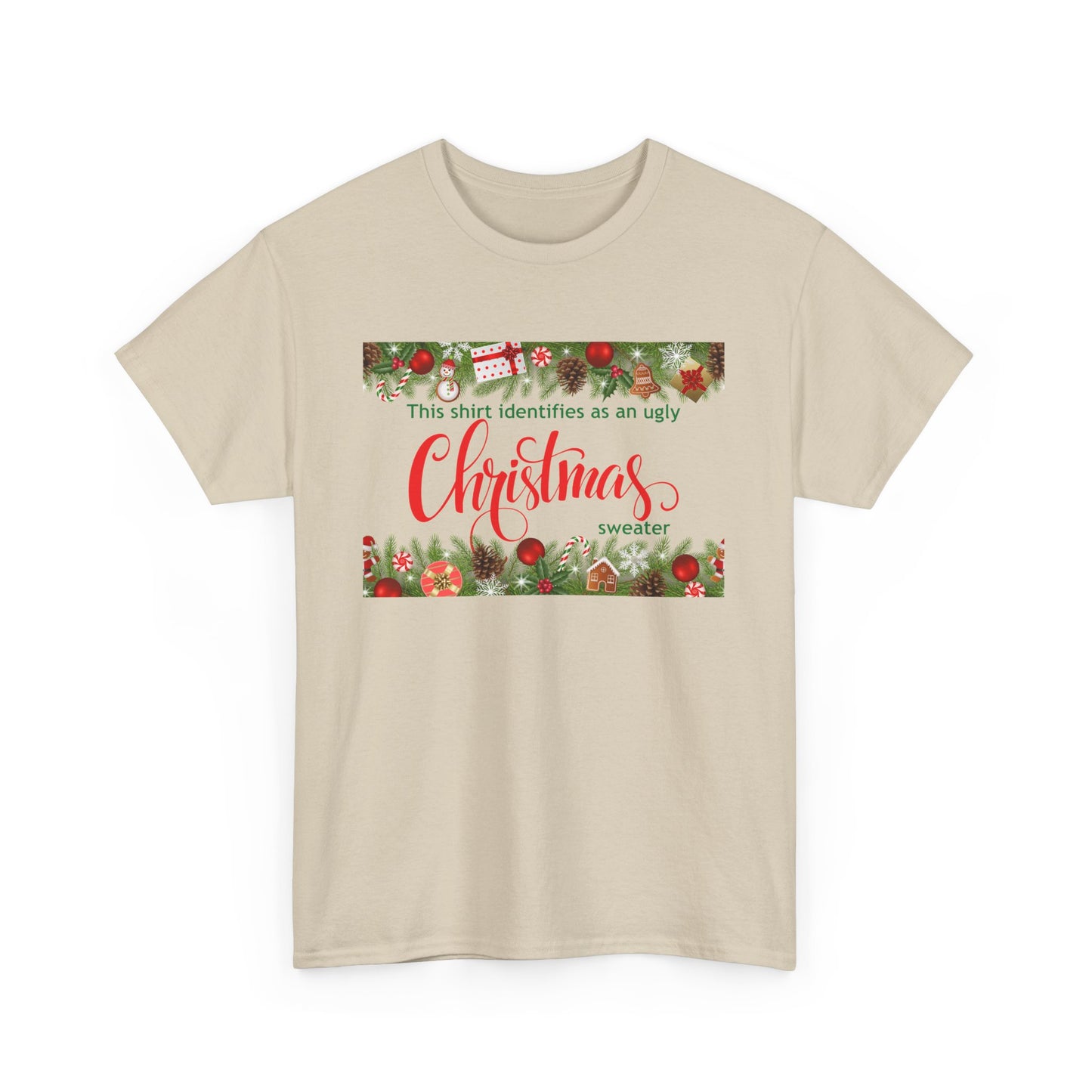 Christmas Sweater Cotton Tee